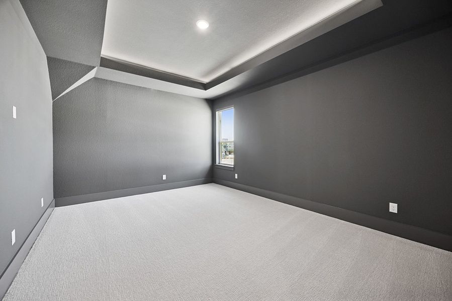 Representative unfurnished interior of a home built from the Hampton by Landon Homes in Fields - Brookside North, Frisco (Image 17). Representative unfurnished interior of a home built from the Hampton by Landon Homes in Fields - Brookside North, Frisco (Image 17).