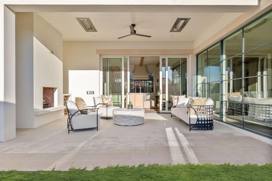 Exterior details and patio area of a home in , Frisco (Image 28).