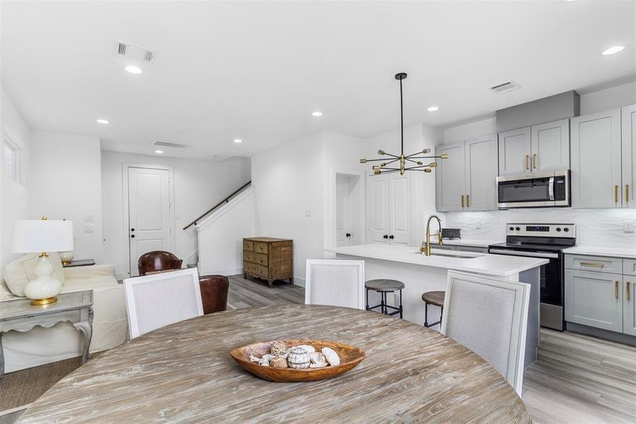Furnished interior view inside a new home in , Houston (Image 34).