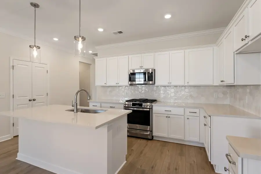 Furnished interior view inside a new home in Ridgecrest at Midway, Anderson (Image 6).