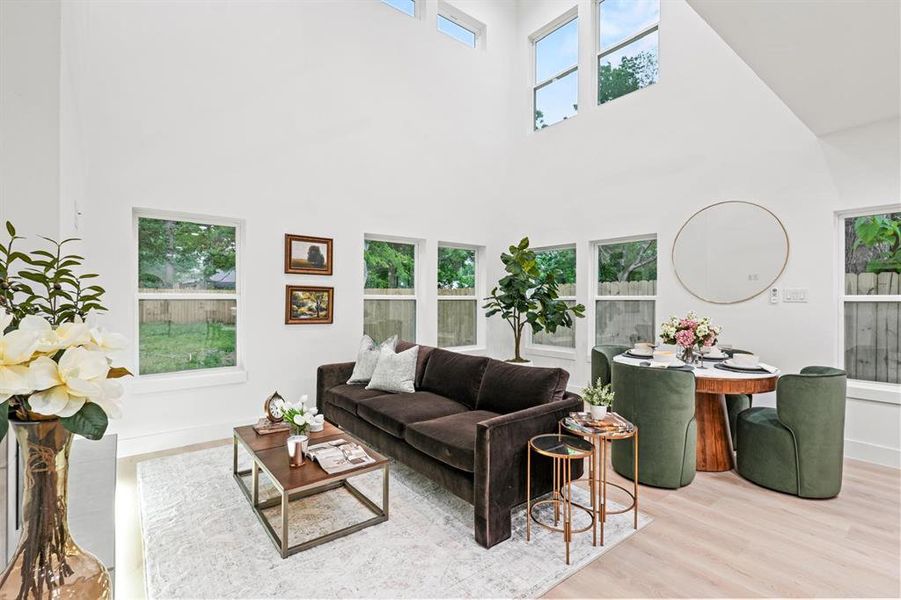 Furnished interior view inside a new home in , Dallas (Image 14).