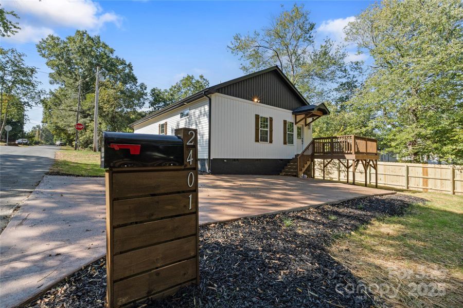 Front exterior of a new home in , Kannapolis, NC, highlighting curb appeal (Image 22). Front exterior of a new home in , Kannapolis, NC, highlighting curb appeal (Image 22).