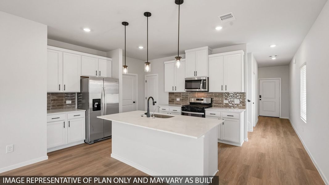 Furnished interior view inside a new home in Cypress Green, Tomball (Image 4).