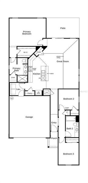 2D floor plan layout of this home in , Palm Coast, FL (Image 2). 2D floor plan layout of this home in , Palm Coast, FL (Image 2).