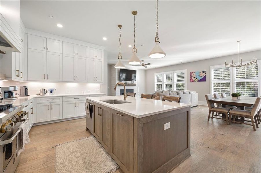 Furnished interior view inside a new home in , Marietta (Image 30).