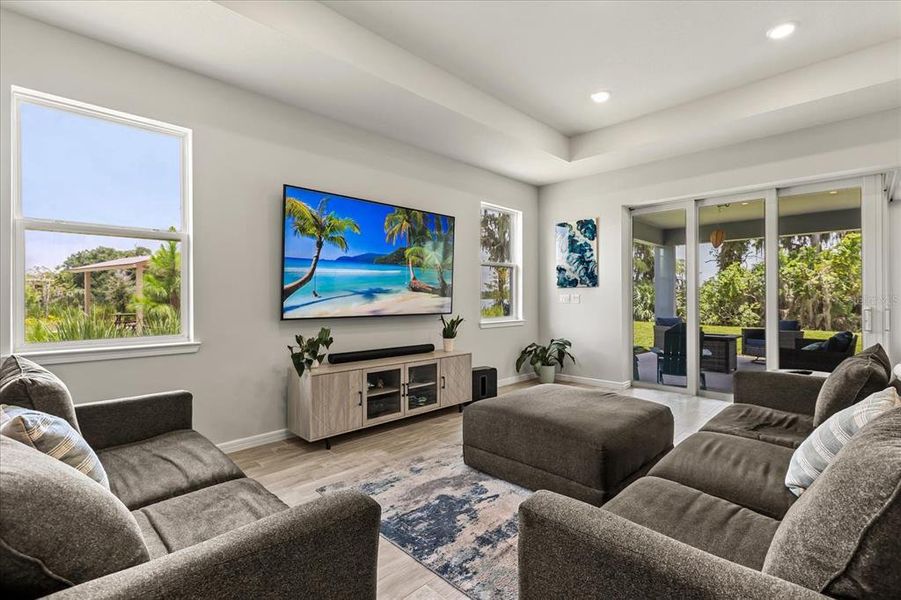 Furnished interior view inside a new home in , Clermont (Image 7). Furnished interior view inside a new home in , Clermont (Image 7).