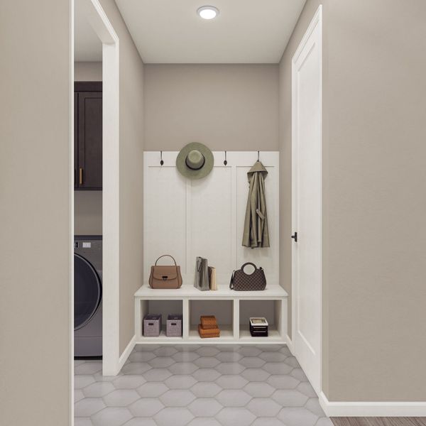 Representative furnished interior of a home built from the 3508 by Tri Pointe Homes in The Aurora Highlands, Aurora (Image 24).