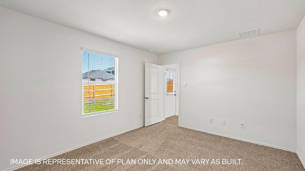 Spacious, unfurnished interior of a new home in Prairie Lakes, Buda (Image 15).