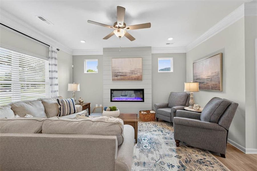 Furnished interior view inside a new home in Laurel Ridge, Rock Spring (Image 21).