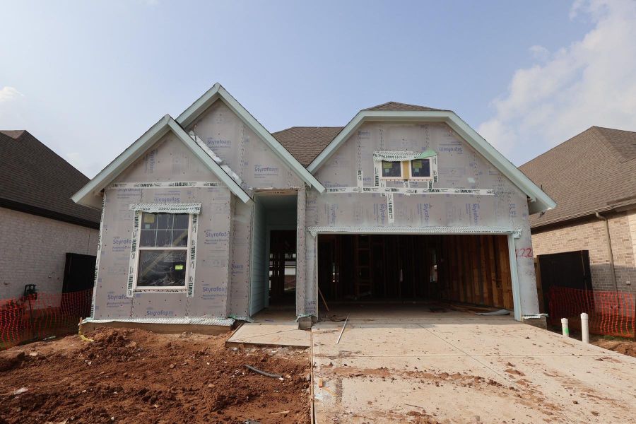 In-progress construction of a new home in Harvest Green - Reserve Collection, Richmond, TX (Image 6).