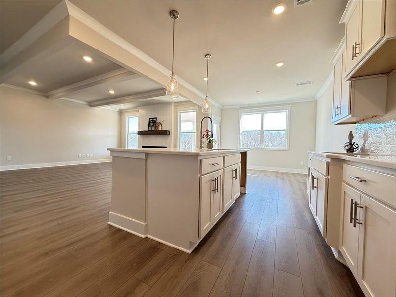 Furnished interior view inside a new home in Ponderosa Farms Manor, Gainesville (Image 7).