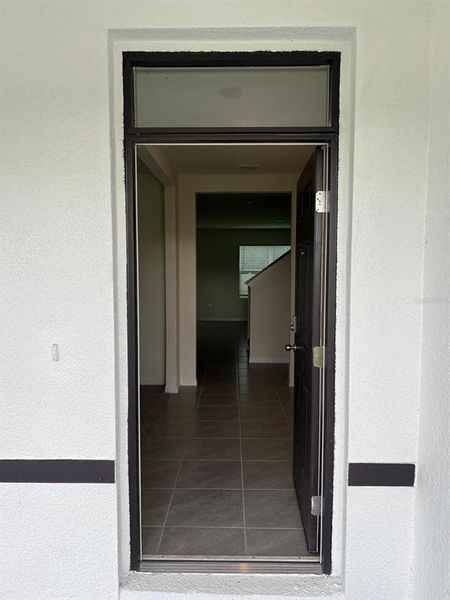 Exterior details and patio area of a home in Epperson, Wesley Chapel (Image 21).