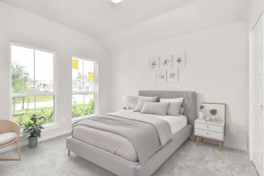 Virtually Staged - Secondary Bedroom.