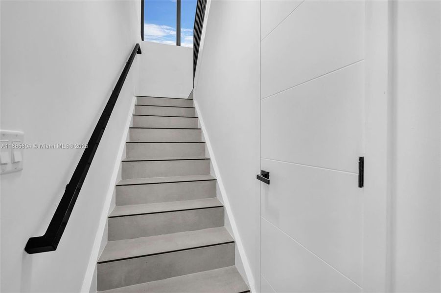 Close-up of interior finishes inside a home in , Miami (Image 23).