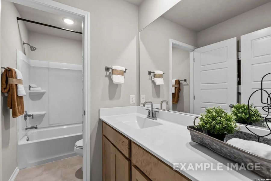 Furnished interior view inside a new home in Applewhite Meadows, San Antonio (Image 17).