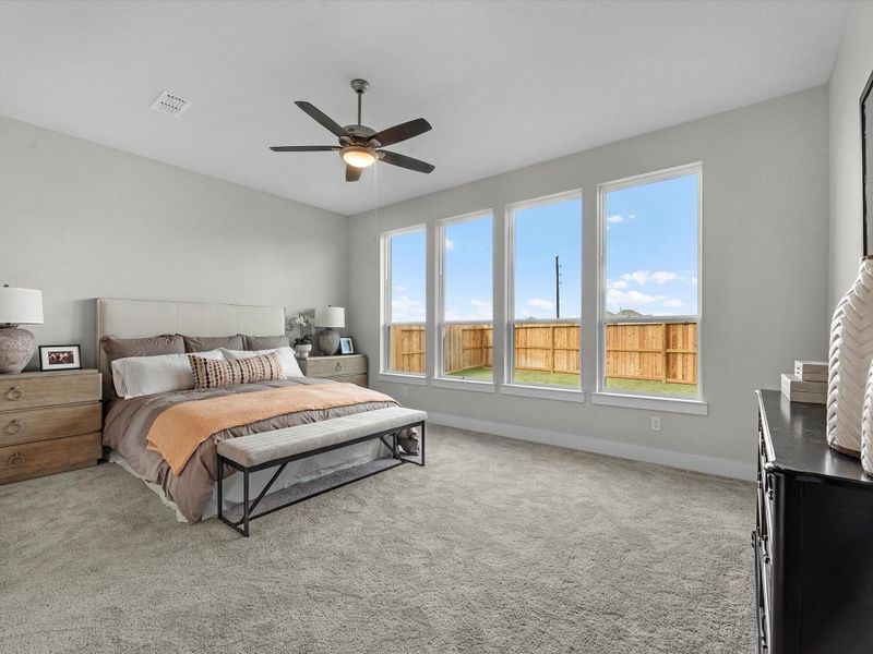 Furnished interior view inside a new home in The Arbor At Pecan Ridge, Fulshear (Image 4).