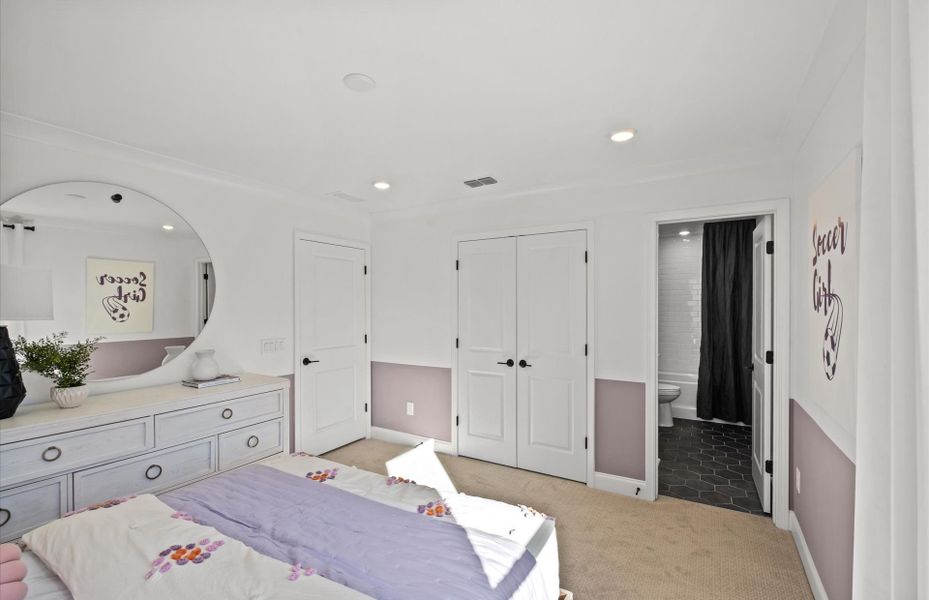 Furnished interior view inside a new home in Cannon Run, Concord (Image 42).
