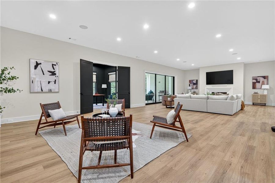 Furnished interior view inside a new home in , Alpharetta (Image 54). Furnished interior view inside a new home in , Alpharetta (Image 54).