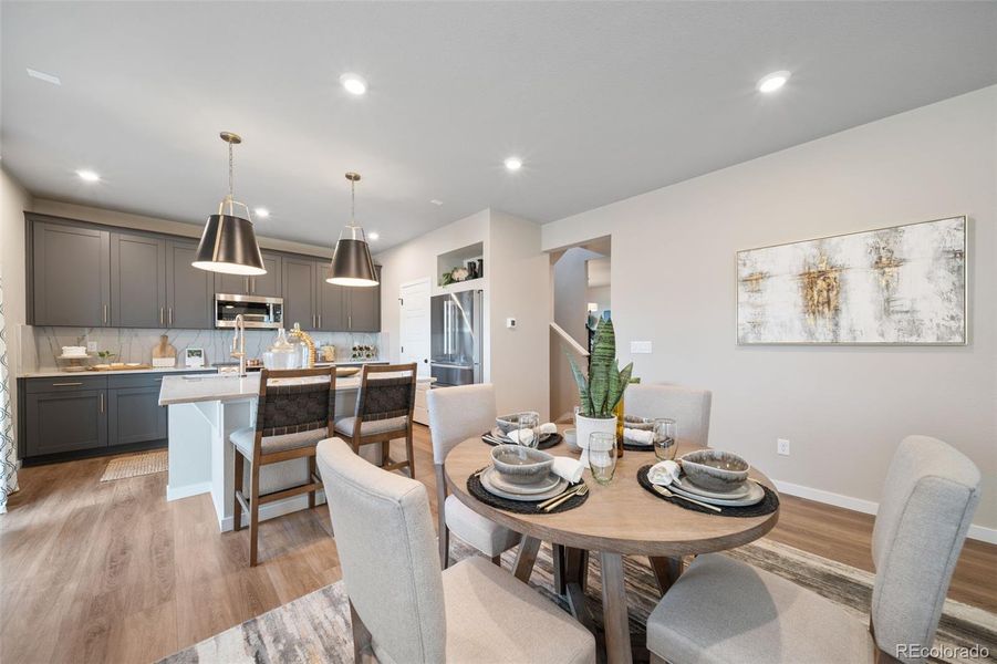 Furnished interior view inside a new home in , Aurora (Image 7).