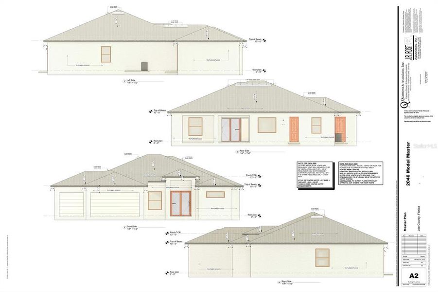Exterior rendering of this home design in , Cape Coral, FL (Image 4).