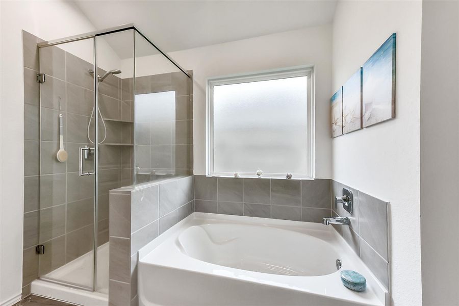 Furnished interior view inside a new home in Sunterra, Katy (Image 9).