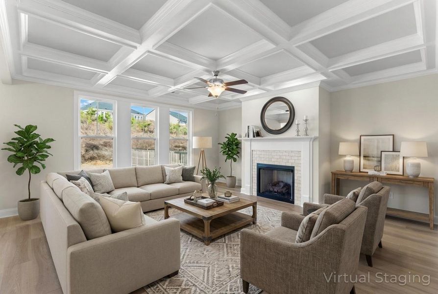 Furnished interior view inside a new home in Crawford Creek, Grovetown (Image 14). Furnished interior view inside a new home in Crawford Creek, Grovetown (Image 14).