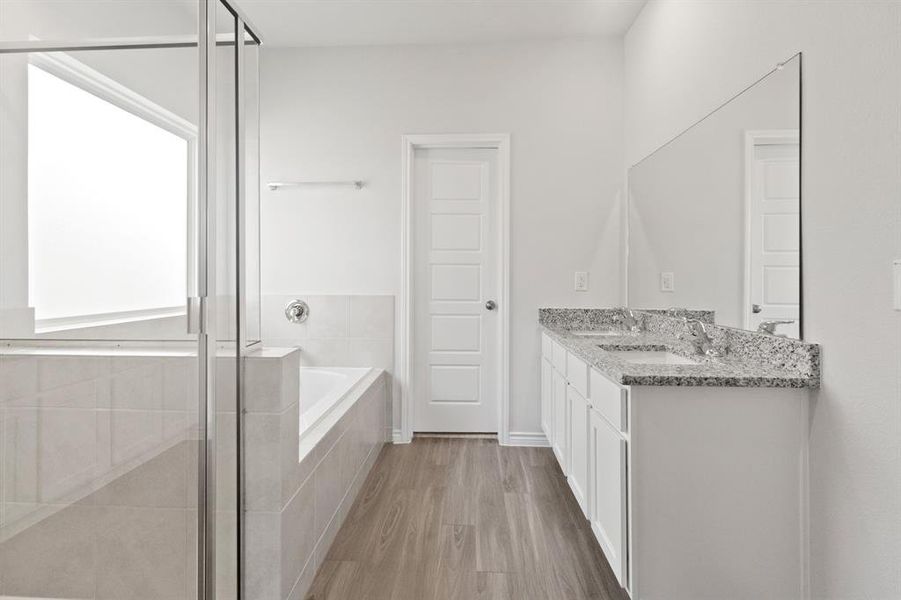 Furnished interior view inside a new home in Retreat at Fossil Creek, Fort Worth (Image 7).