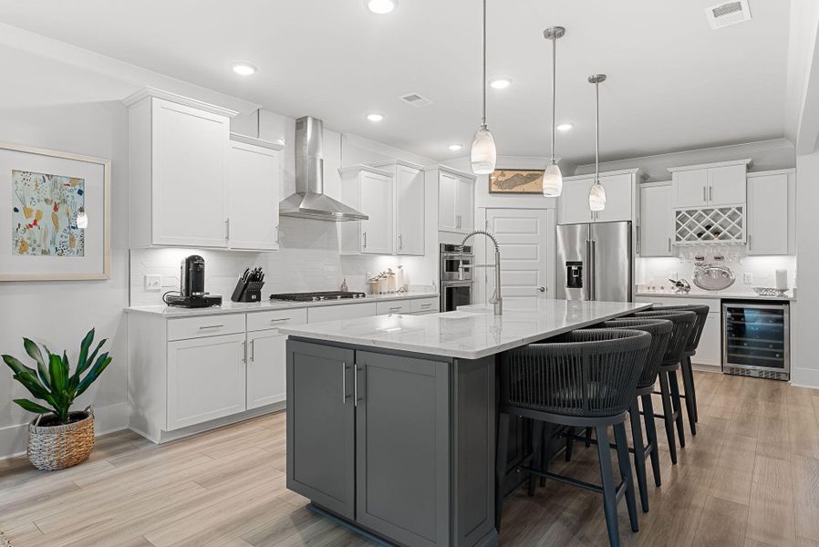 Furnished interior view inside a new home in Sea Island Preserve, Johns Island (Image 6).