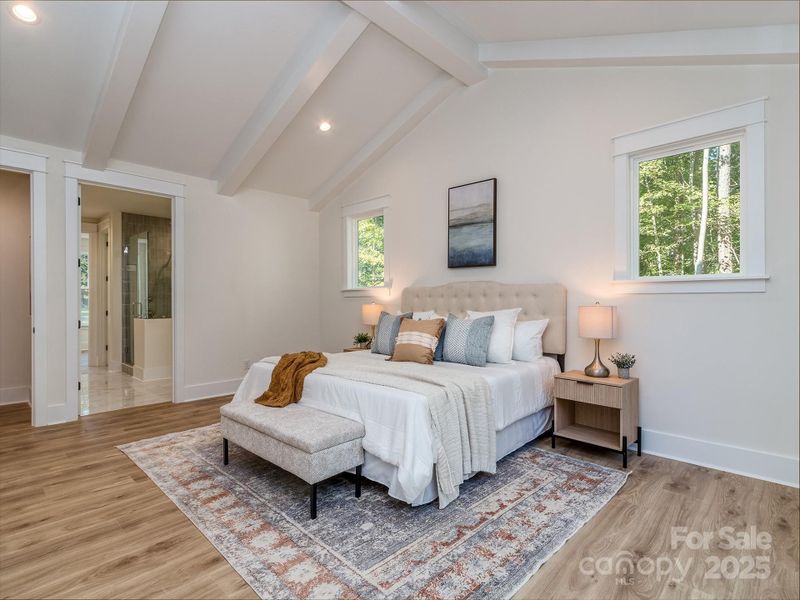 Furnished interior view inside a new home in , Matthews (Image 28).
