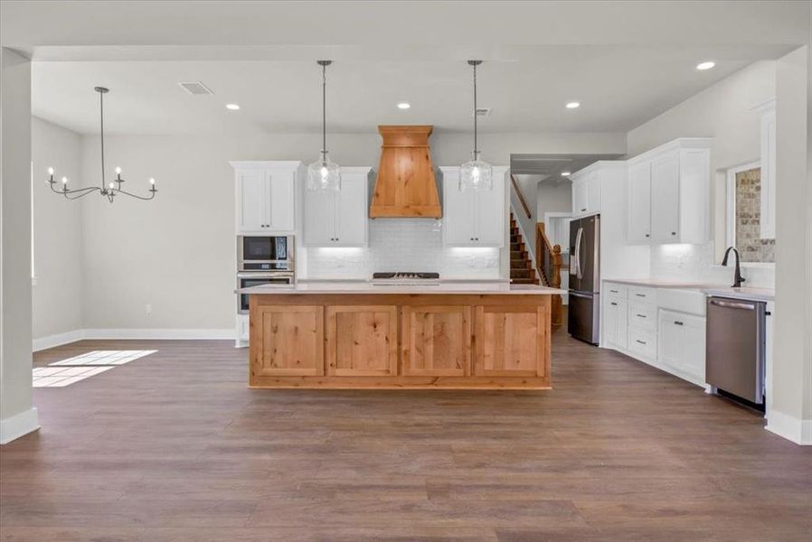 Furnished interior view inside a new home in , Lindale (Image 10). Furnished interior view inside a new home in , Lindale (Image 10).