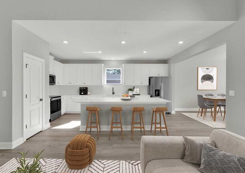 Chef's of all skill levels will love this open kitchen