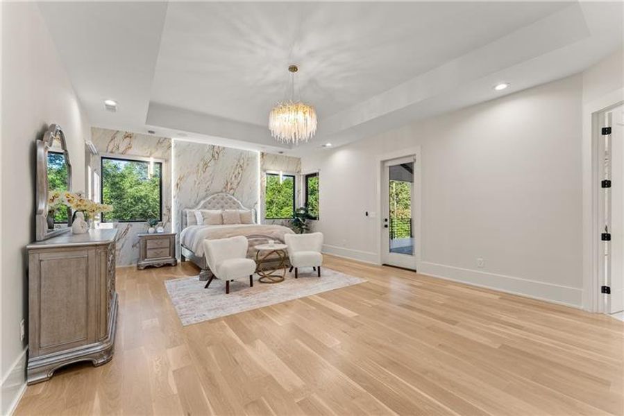 Furnished interior view inside a new home in , Lawrenceville (Image 106).