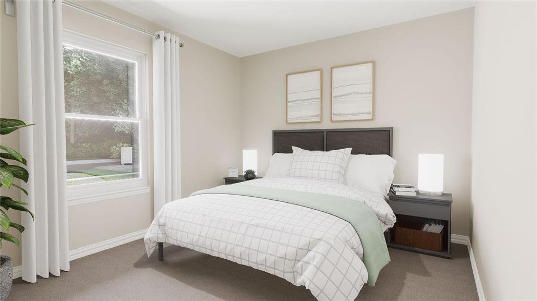 Furnished interior view inside a new home in Courtland Place, Cleburne (Image 8). Furnished interior view inside a new home in Courtland Place, Cleburne (Image 8).