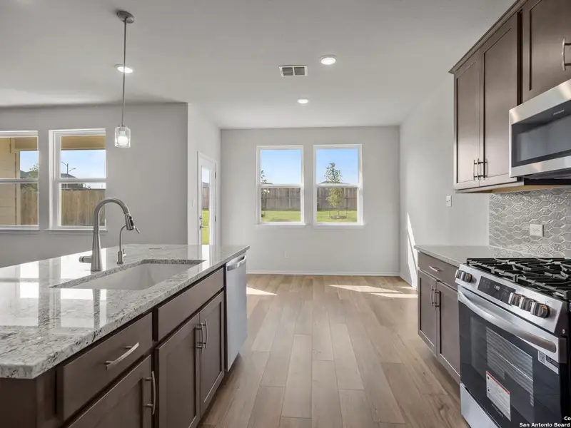 Furnished interior view inside a new home in Comanche Ridge, San Antonio (Image 5).