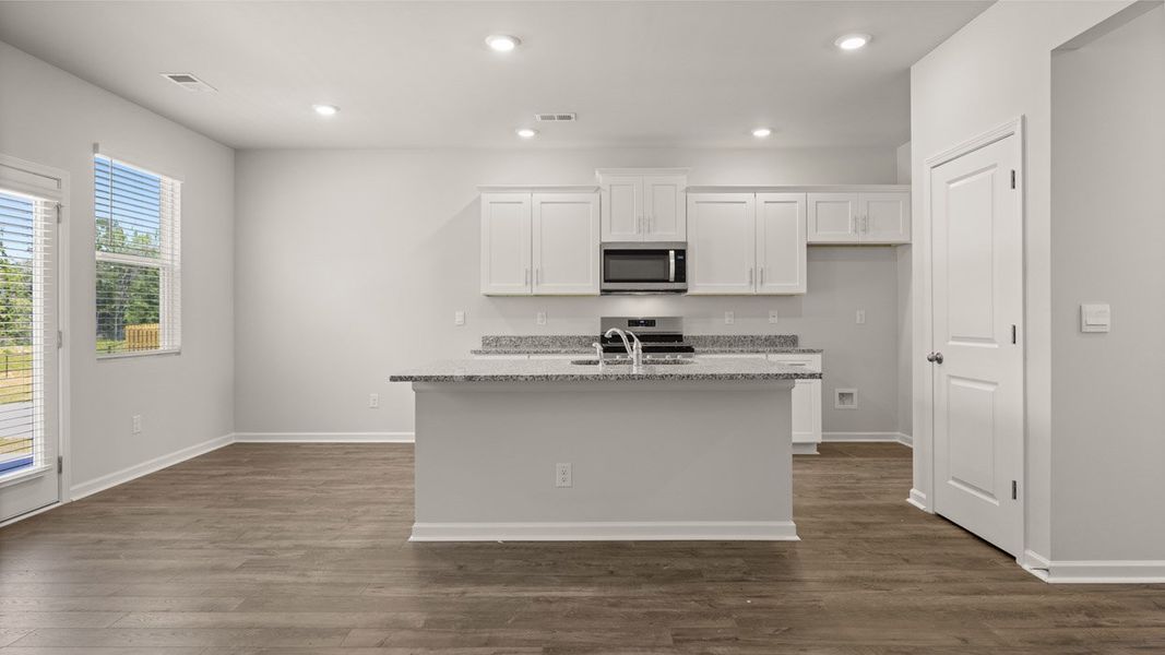 Representative furnished interior of a home built from the Ansley by D.R. Horton in The Islands, Beech Island (Image 6). Representative furnished interior of a home built from the Ansley by D.R. Horton in The Islands, Beech Island (Image 6).