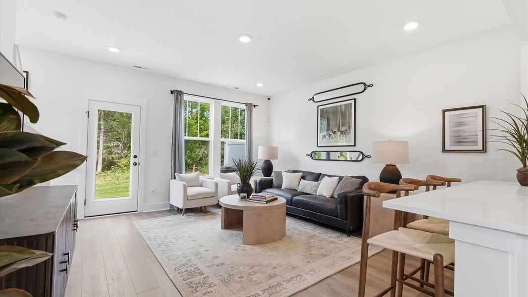 Exclusive living space with tasteful touches, natural light, and a vibrant open-concept feel of The Churchill Design