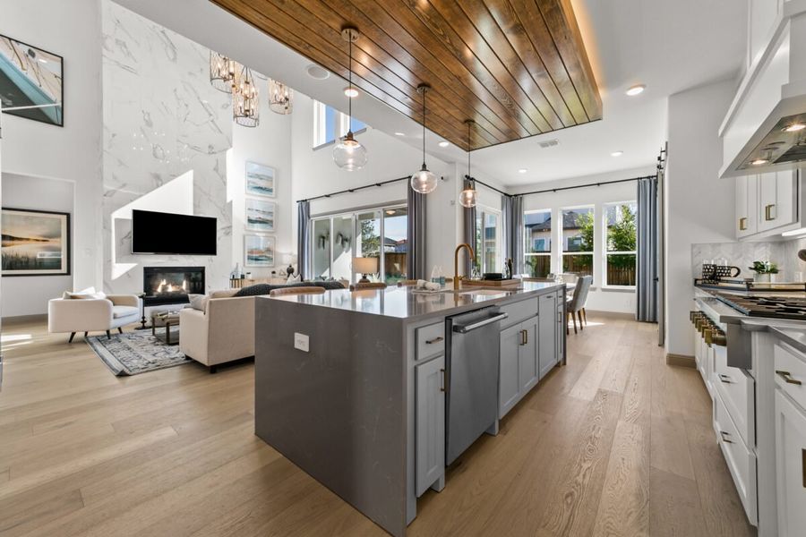 Representative furnished interior of a home built from the Diana by Landon Homes in Lexington Frisco, Frisco (Image 13).