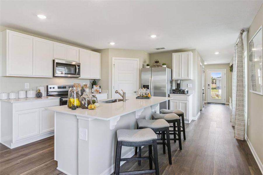 Furnished interior view inside a new home in , Davenport (Image 16).