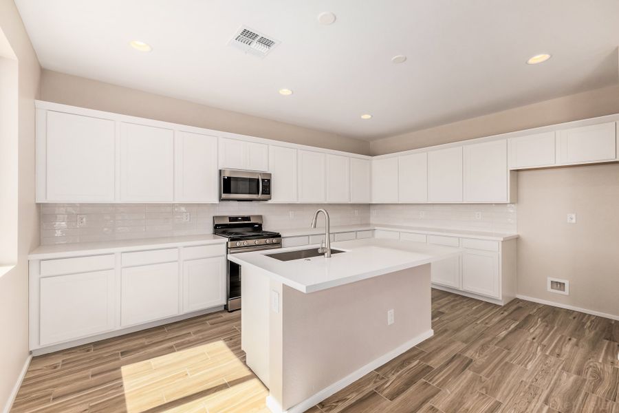 Furnished interior view inside a new home in Elara at Moonlight, Maricopa (Image 5).