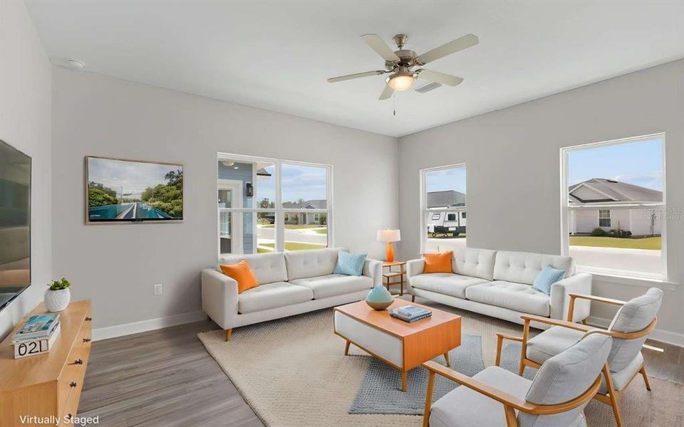 Furnished interior view inside a new home in , Live Oak (Image 8).
