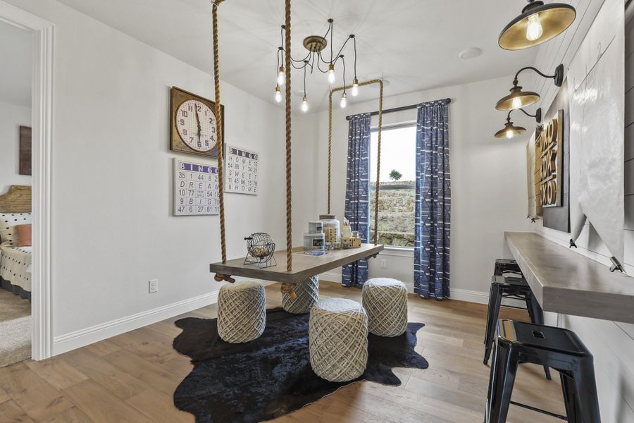 Representative furnished interior of a home built from the Laney by Cambridge Homes in Ribbonwood, Aubrey (Image 20).