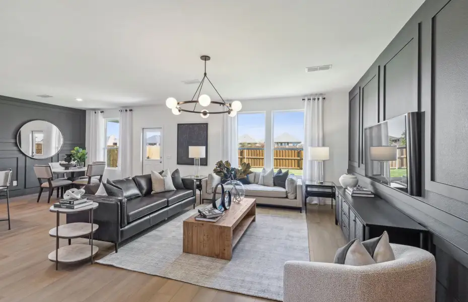 Furnished interior view inside a new home in Clearhaven, Princeton (Image 4).