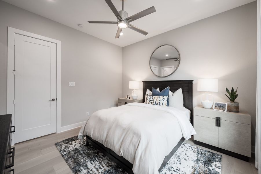 Representative furnished interior of a home built from the Snyder by Tri Pointe Homes in Harvest Green, Richmond (Image 72).