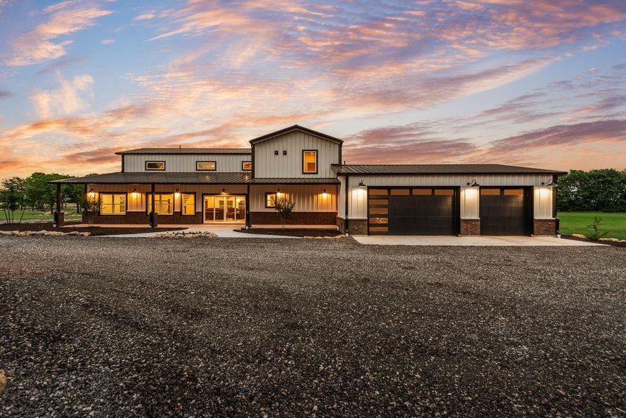 Front exterior of a new home in , Krum, TX, highlighting curb appeal (Image 1). Front exterior of a new home in , Krum, TX, highlighting curb appeal (Image 1).