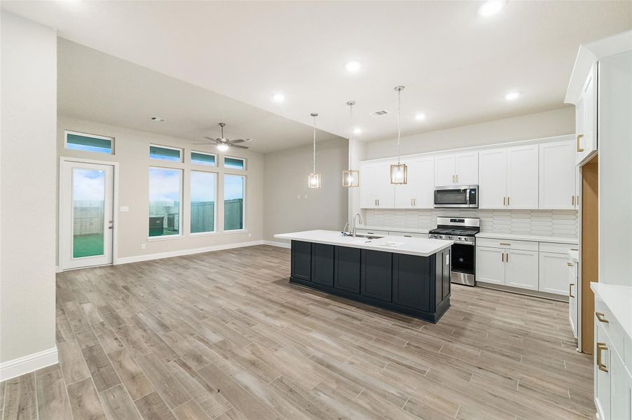 Furnished interior view inside a new home in Bridgeland: Signature Collection, Cypress (Image 7).