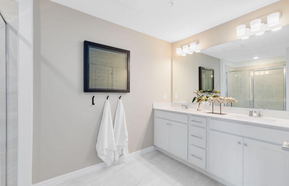 Furnished interior view inside a new home in Harbor Square, Palm Bay (Image 5).