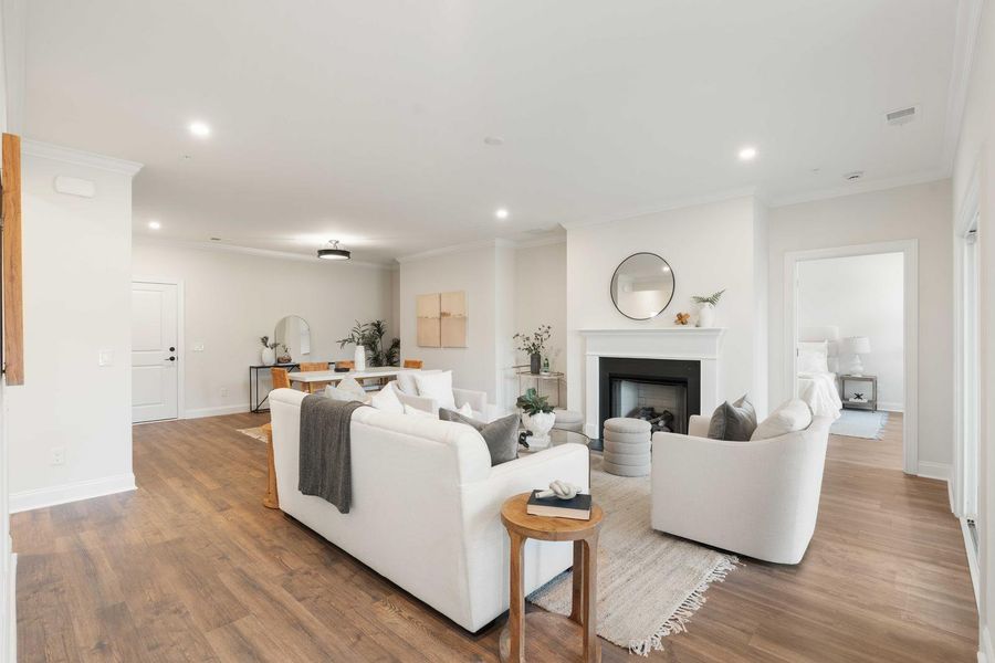 Furnished interior view inside a new home in , Charleston (Image 3).