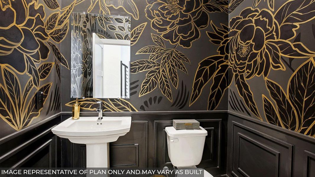 Representative furnished interior of a home built from the Sonoma by D.R. Horton in Riverside Estates, Mont Belvieu (Image 18).