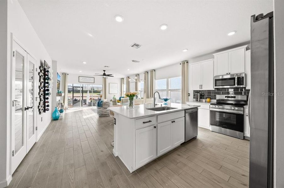 Furnished interior view inside a new home in , Ocala (Image 9).