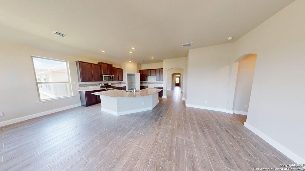 Furnished interior view inside a new home in The Parklands, Schertz (Image 3). Furnished interior view inside a new home in The Parklands, Schertz (Image 3).